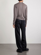 Rick Owens - Slim-Fit Boiled Cashmere Sweater - Gray