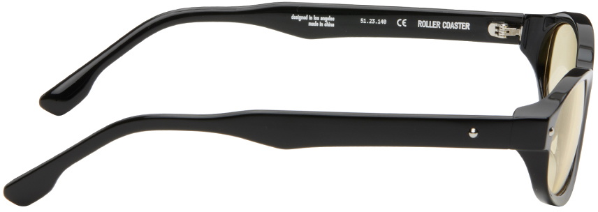 BONNIE CLYDE SSENSE Exclusive Black Roller Coaster Sunglasses