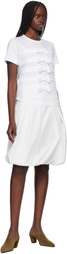 Comme des Garçons Girl White Cotton Jersey T-shirt