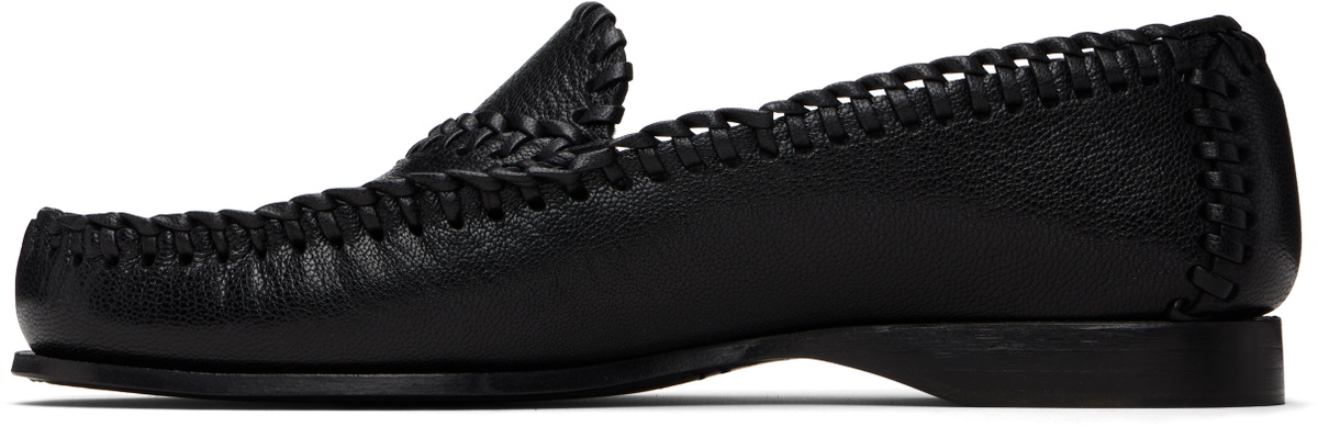 HEREU Black Sastre Supple Shiny Loafers