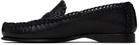 HEREU Black Sastre Supple Shiny Loafers