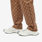 Gucci Men's Run Leather Sneakers in White