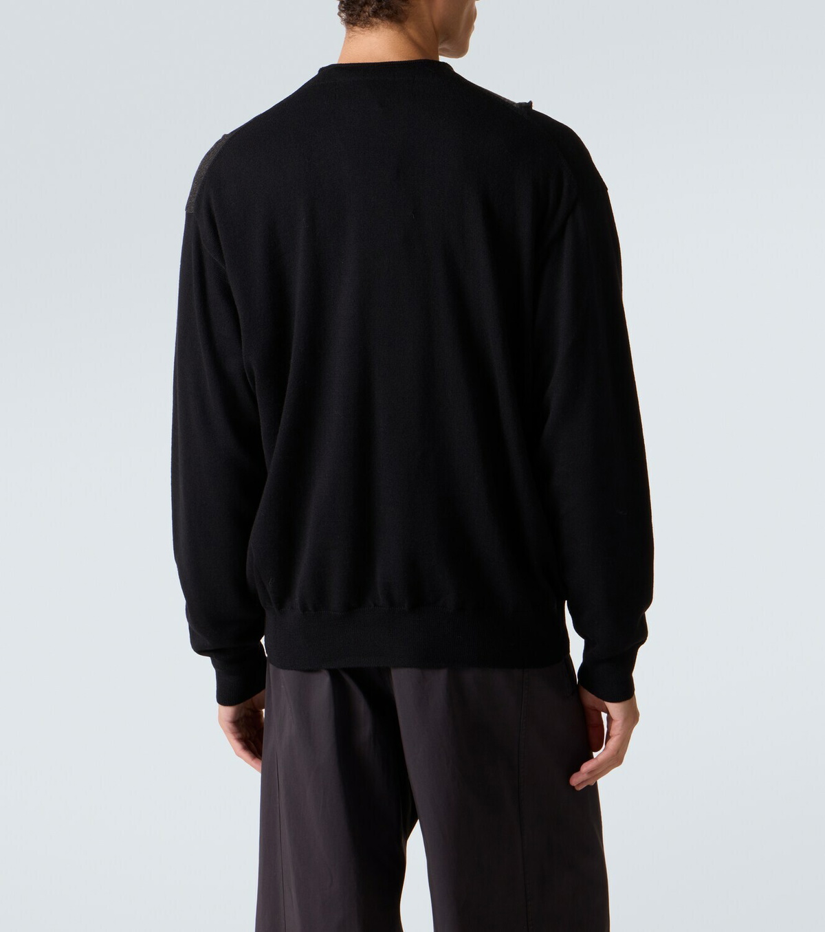 Comme des Garçons Homme Patchwork wool cardigan