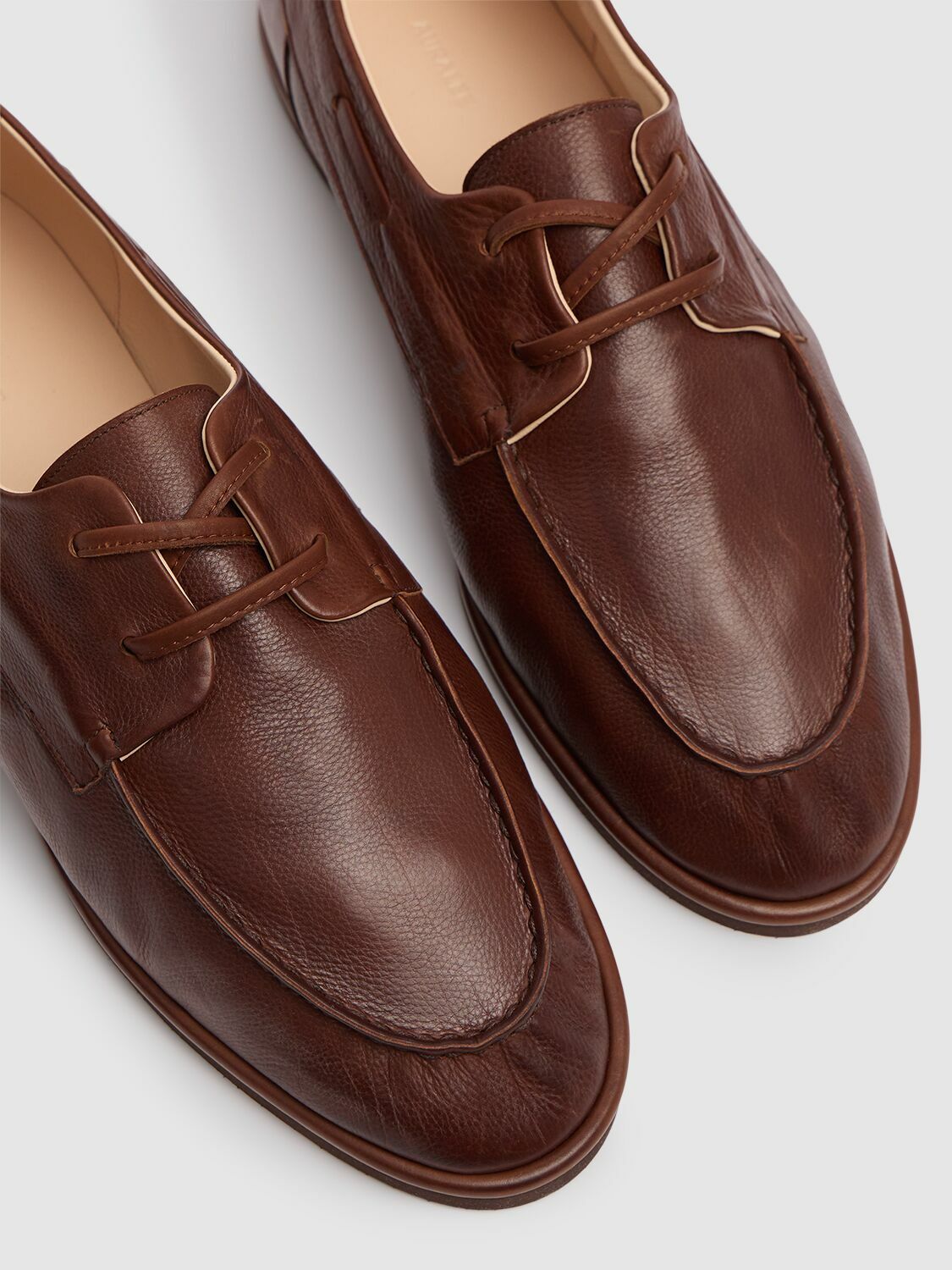 AURALEE Soft Leather Boat Shoes Auralee AURALEE Soft Leather Boat Shoes Auralee