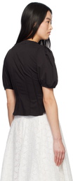 Kika Vargas Black Lorene Blouse