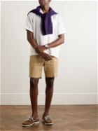 Ralph Lauren Purple label - Dorset Straight-Leg Pleated Linen Drawstring Shorts - Neutrals