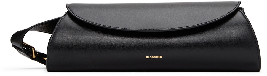 Jil Sander Black Cannolo Small Shoulder Bag Jil Sander