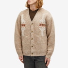 Pendleton Men's Shaggy Cardigan in Beige Beacon Rock