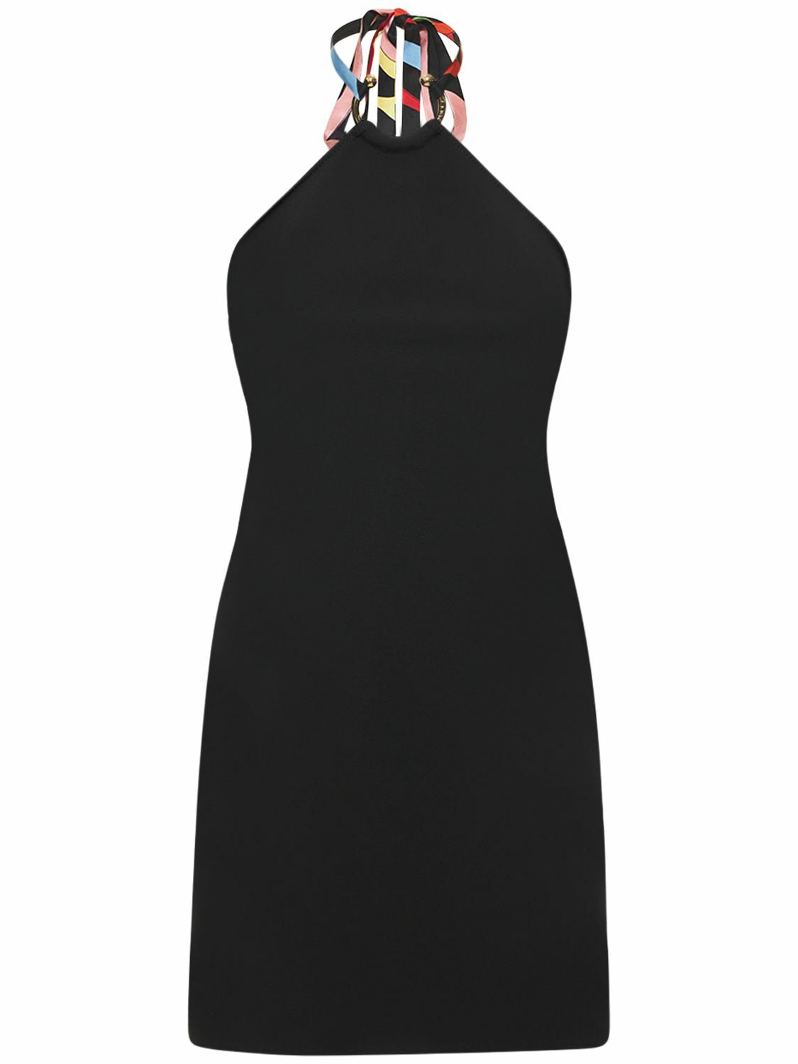 PUCCI Crepe Mini Halter Dress Emilio Pucci
