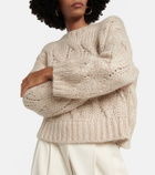 Brunello Cucinelli Cable-knit mohair-blend sweater