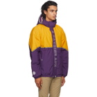 BAPE Purple and Yellow Relaxed Shark Jacket