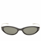 Gentle Monster Crepe Sunglasses in Black/Black 