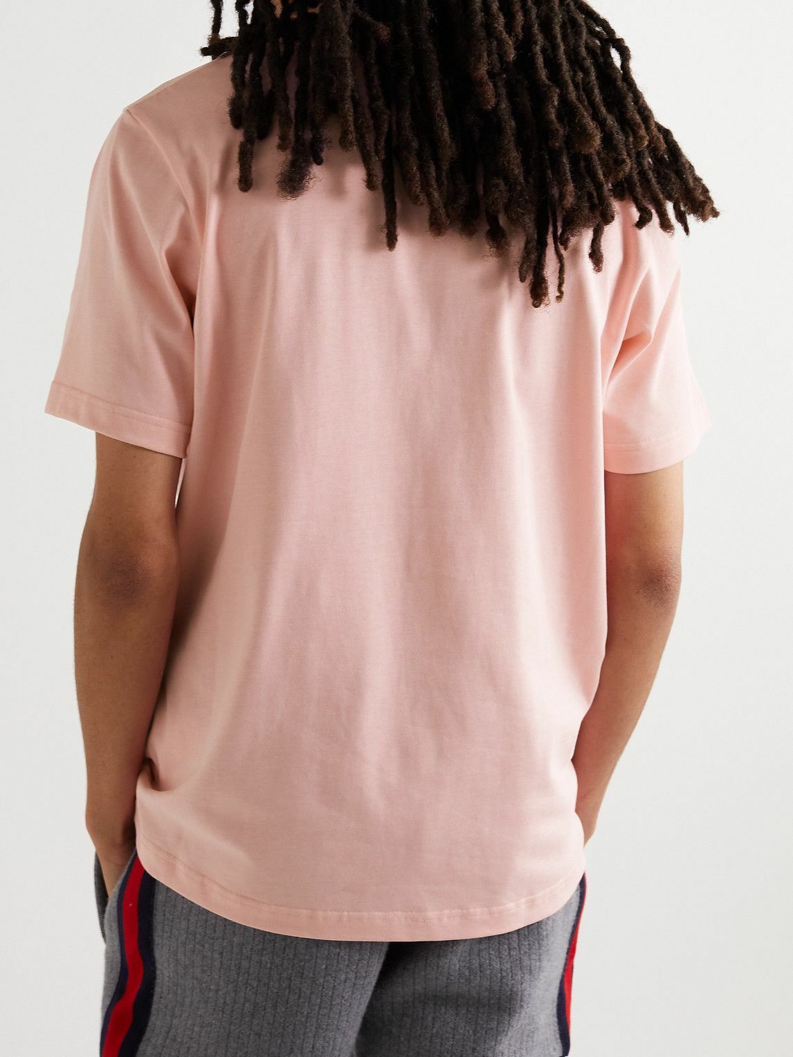Casablanca - Tennis Club Icon Printed Organic Cotton-Jersey T