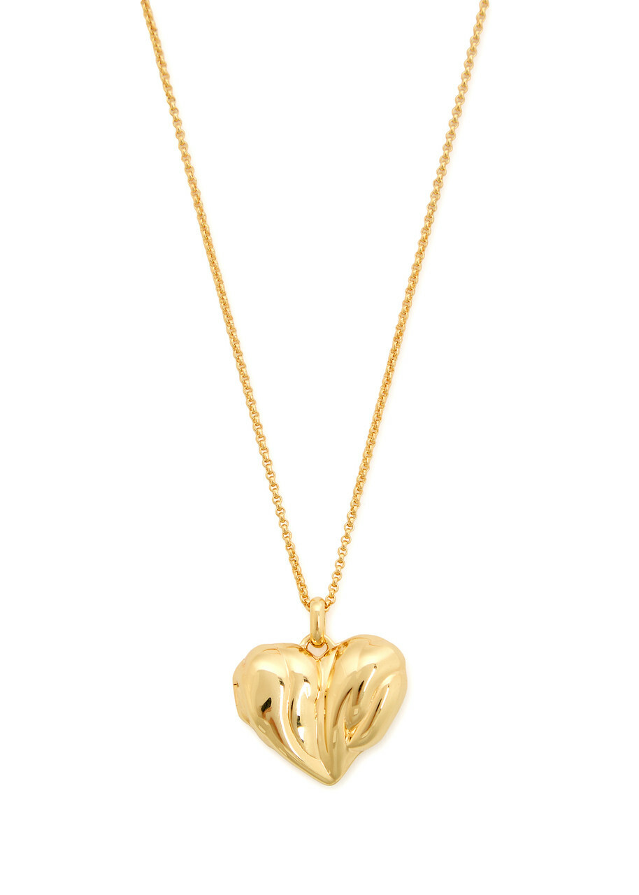 Completedworks Heart 18kt Gold-plated Locket Necklace - One Size