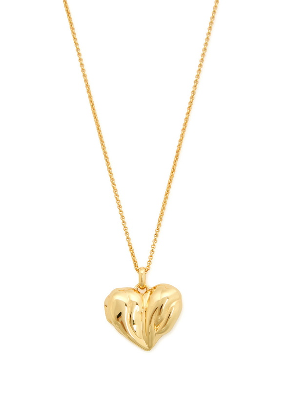 Photo: Completedworks Heart 18kt Gold-plated Locket Necklace - One Size