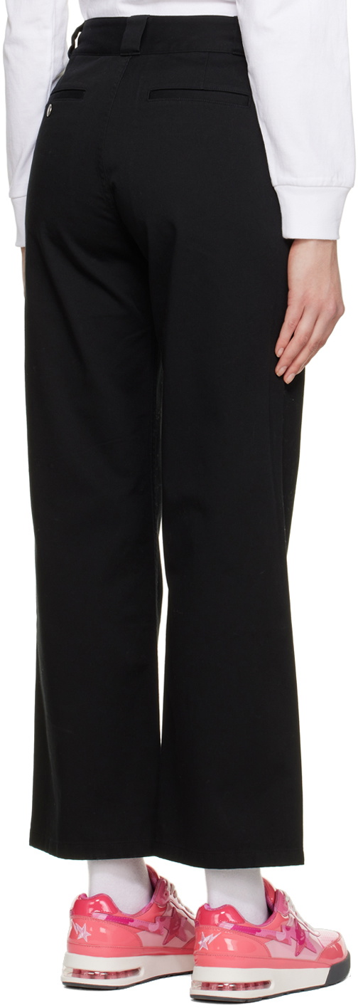 BAPE Black Work Trousers