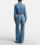 Tod's High-rise wide-leg jeans