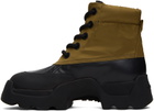 Proenza Schouler Black & Tan Stomp Boots
