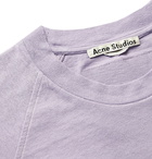 Acne Studios - Emeril Logo-Appliquéd Organic Cotton-Jersey T-Shirt - Purple