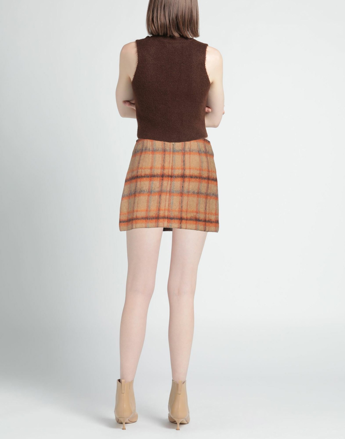Jucca Womens Mini skirt Camel