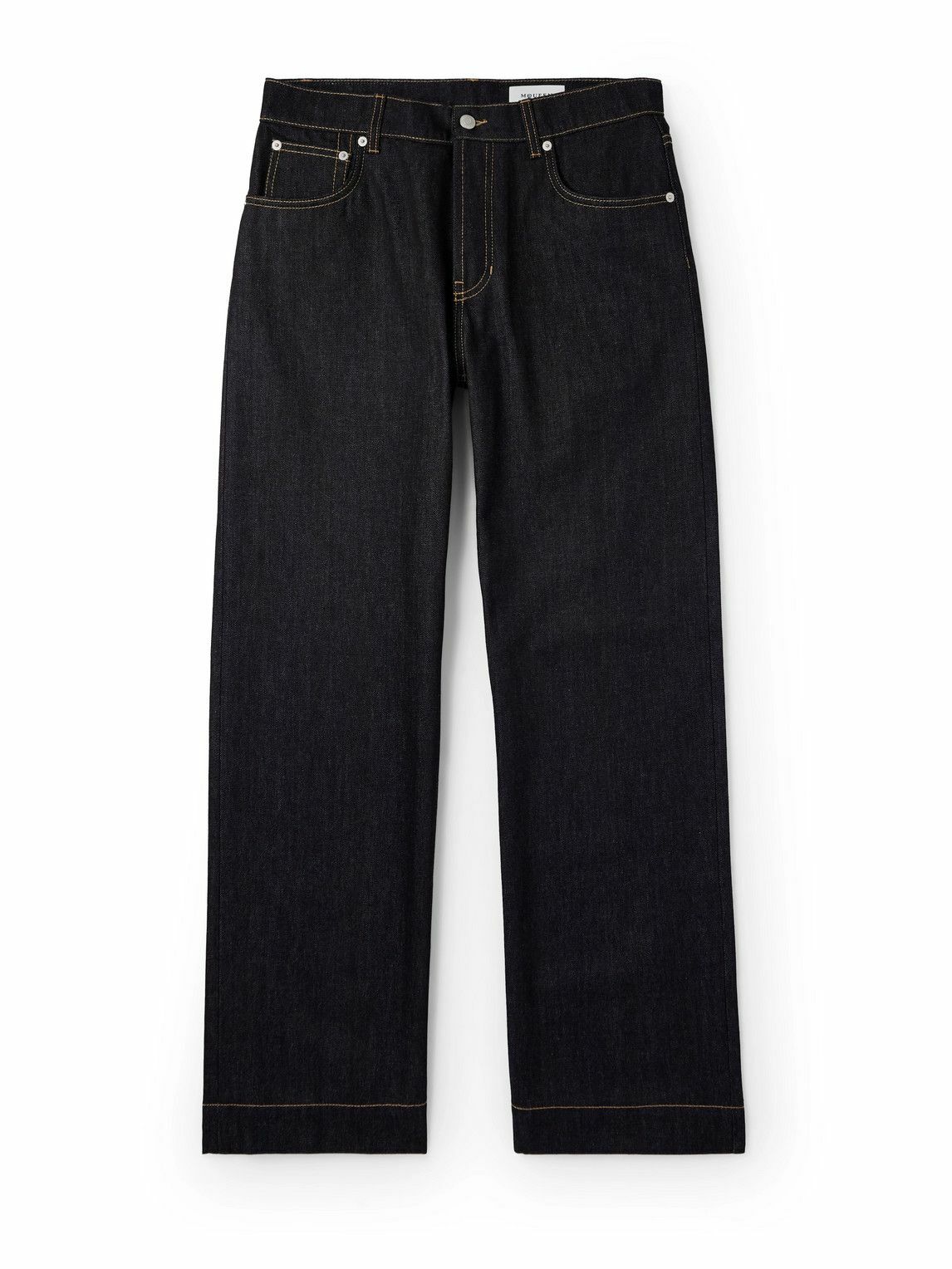 Alexander McQueen - Straight-Leg Printed Jeans - Blue