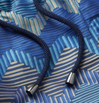 Missoni - Mid-Length Printed Swim Shorts - Blue