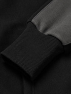 Abc. 123. - Logo-Appliquéd Colour-Block Cotton-Jersey Hoodie - Black