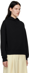 Dries Van Noten Black Cotton Hoodie