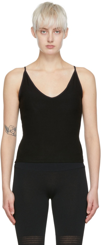 Photo: determ; Black Collagen Tank Top