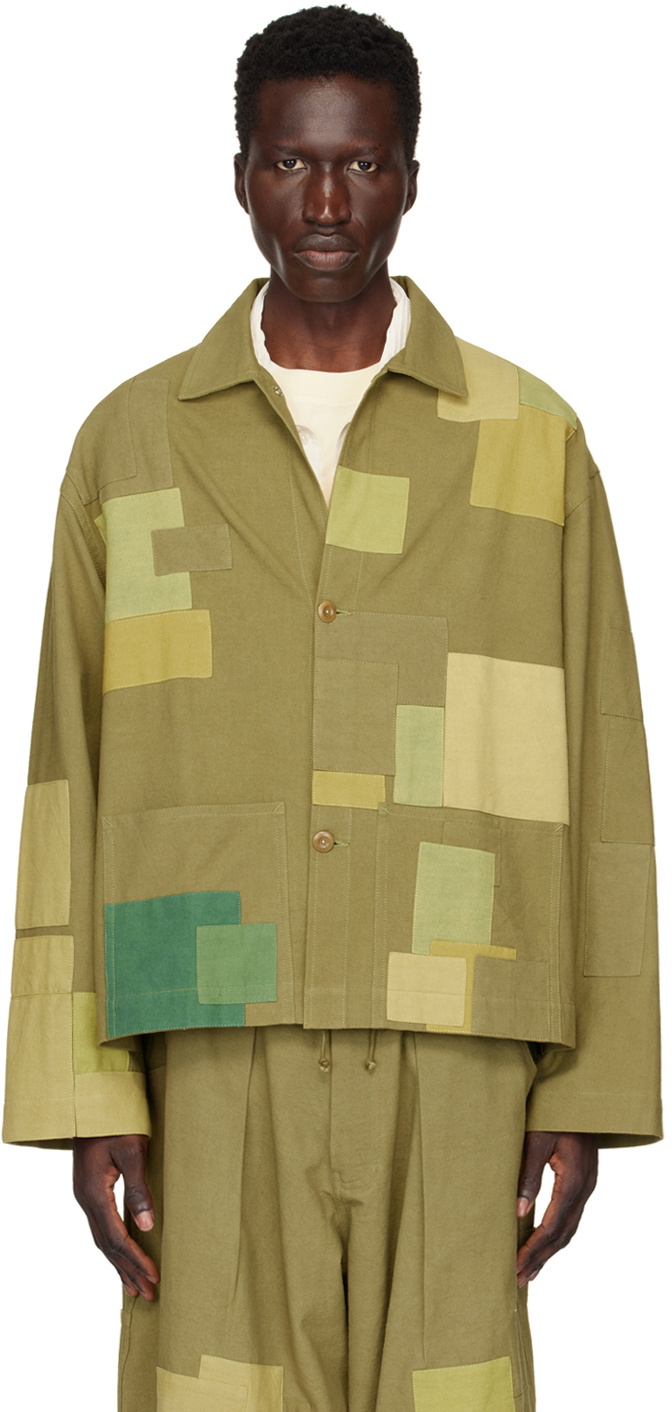 Story mfg. Khaki Short On Time Jacket Story Mfg.
