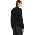 Cobra S.C. Black Wool Full-Zip Sweater