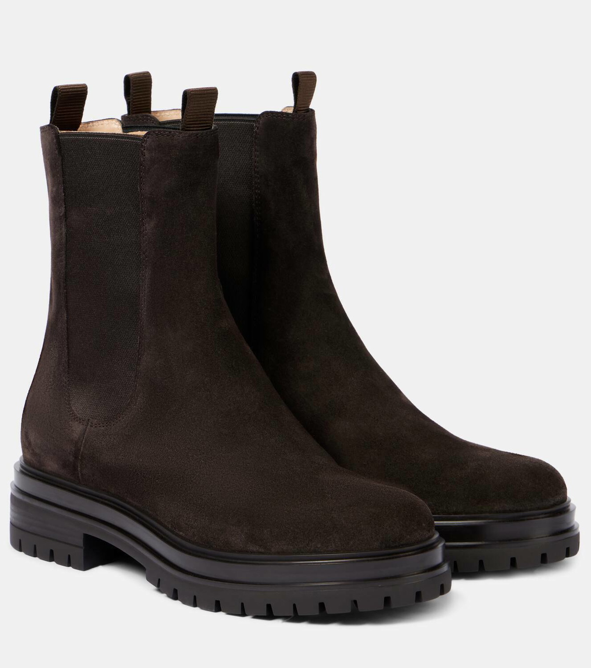 Gianvito Rossi Chester suede Chelsea boots