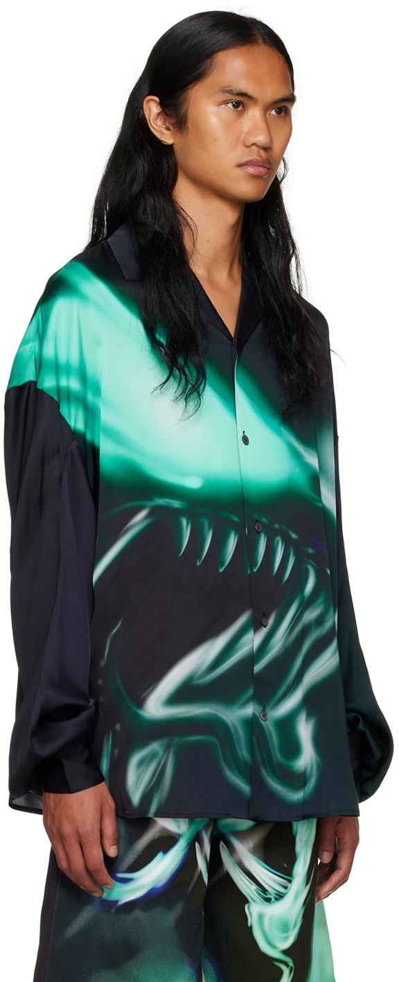 Gerrit Jacob Blue Printed Shirt