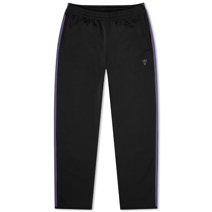 Photo: South2 West8 Men's Poly Smooth Trainer Track Pant in Black