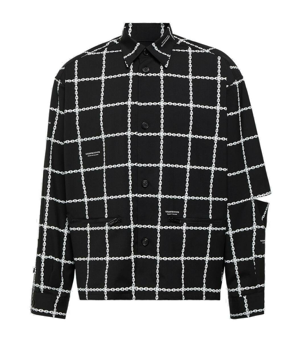 Photo: Undercover Printed wool-blend jacket