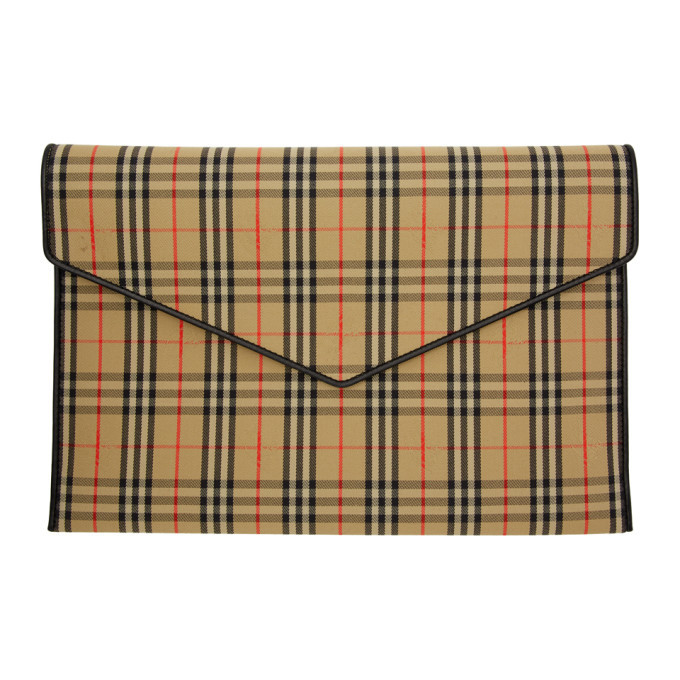 Burberry 1983 check envelope cheap card case