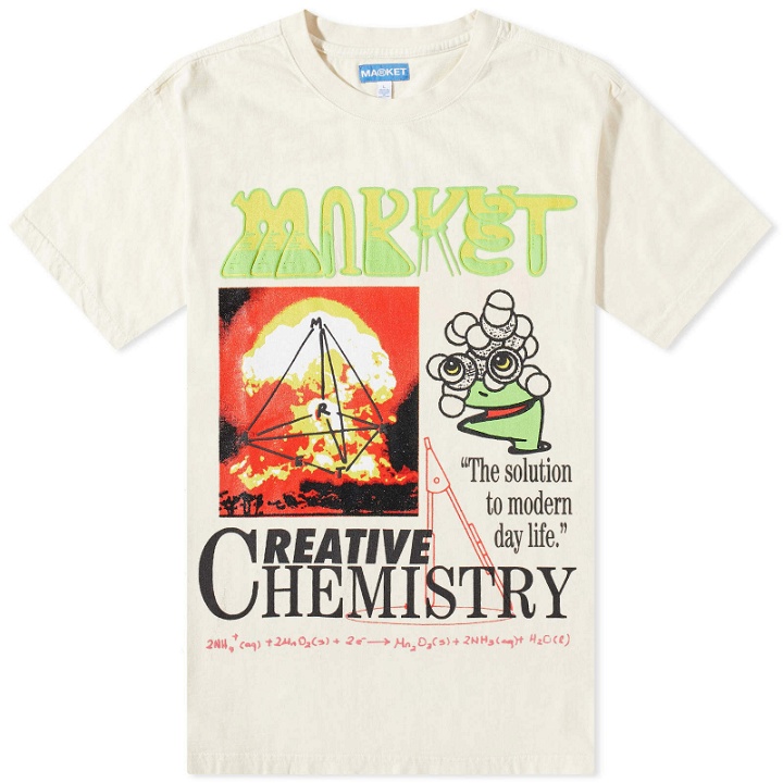 Photo: MARKET Men's Chemistry T-Shirt in Sand