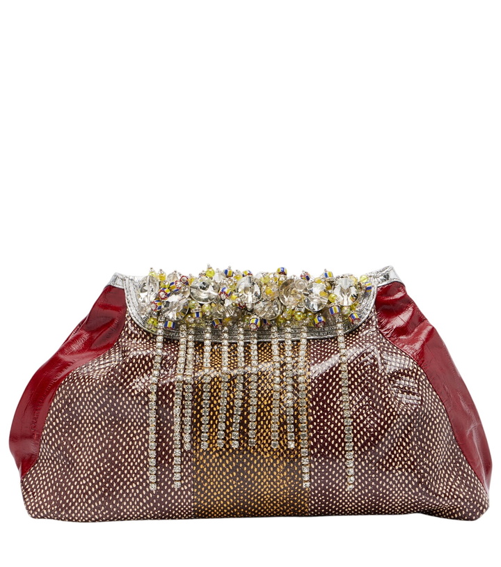 Photo: Dries Van Noten Blossom Small patent leather crossbody bag