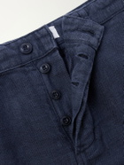 3sixteen - Straight-Leg Linen Trousers - Blue