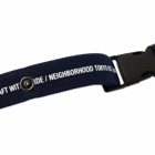 Neighborhood Men's Guardian Mask Strap in Navy