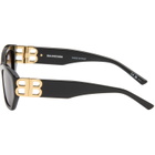 Balenciaga Black BB Square Sunglasses
