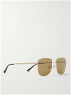 Dunhill - Square-Frame Gold-Tone Sunglasses