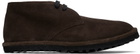 Dries Van Noten Brown Suede Desert Boots
