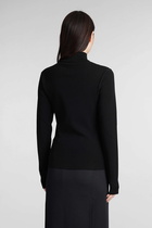 Courrèges Knitwear In Black Viscose