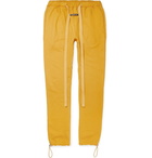 Fear of God - Slim-Fit Tapered Loopback Cotton-Jersey Sweatpants - Yellow