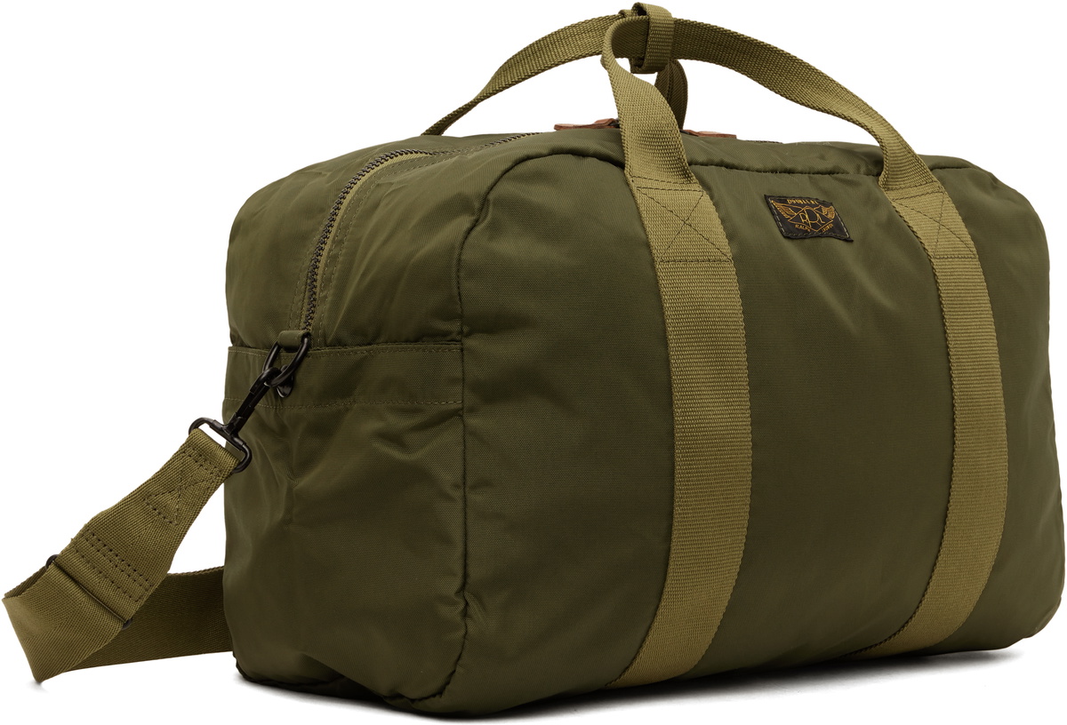 RRL Khaki Nylon Utility Kit Duffle Bag