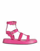 Manila Grace Womens Sandals Fuchsia