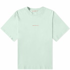 Marni Men's Logo Crew Neck T-Shirt in Spring Green