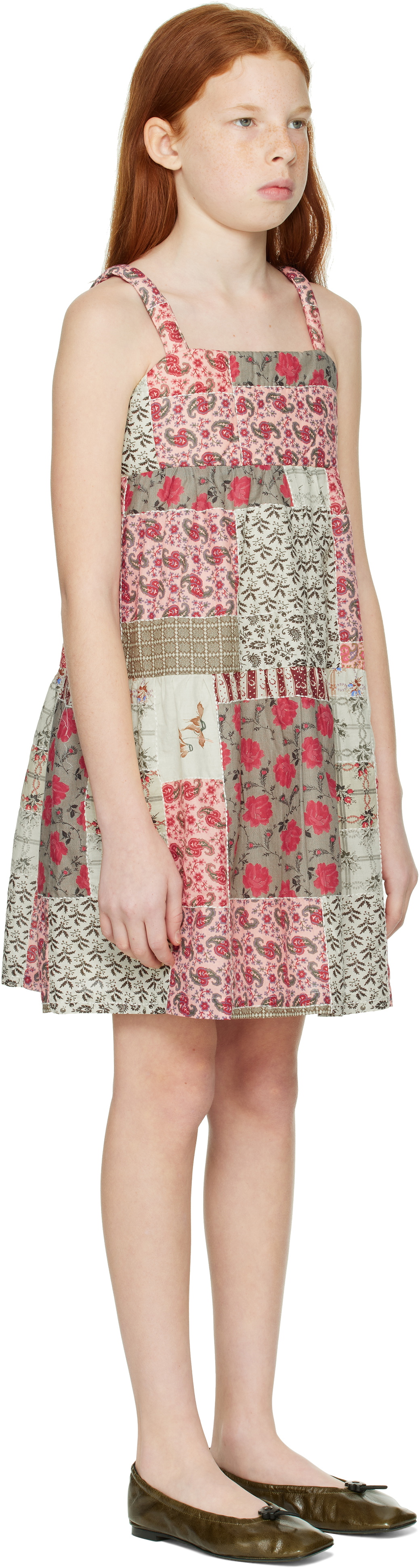 SEA NY Kids Multicolor Panna Patchwork Dress