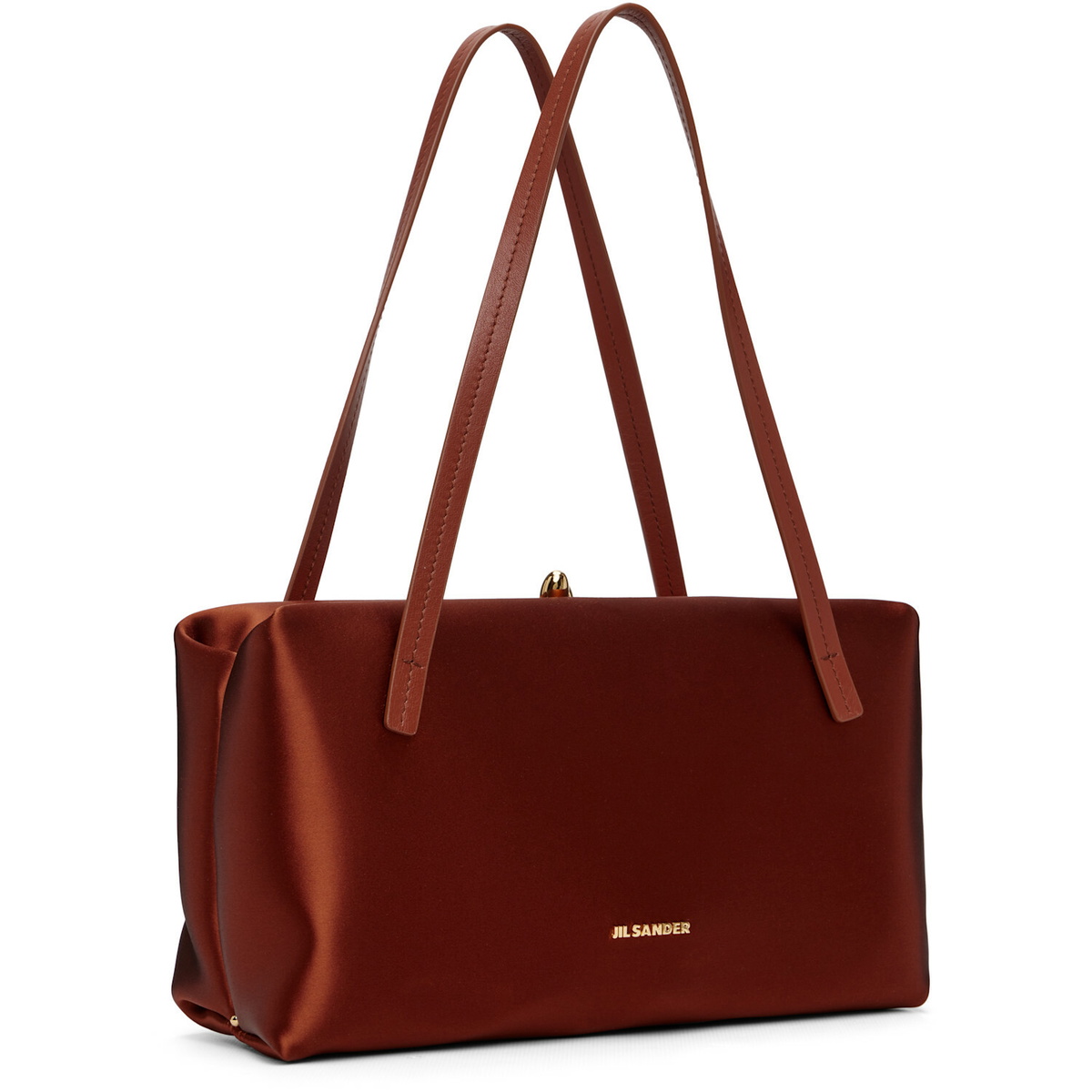 Jil Sander Orange Goji Pillow Small Bag